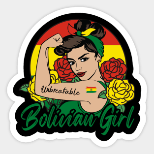 Bolivian Girl Sticker